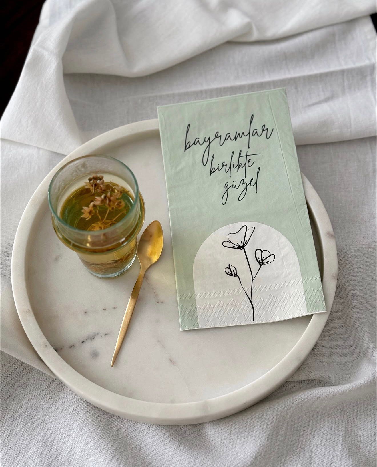 Bayramlar birlikte güzel Servietten